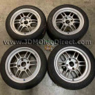 JDM Enkei RPF1 16" 4x114 Wheel and Tire Set